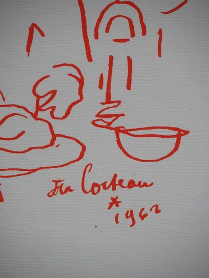 Jean COCTEAU (1889-1963)
Cook preparing duck,...