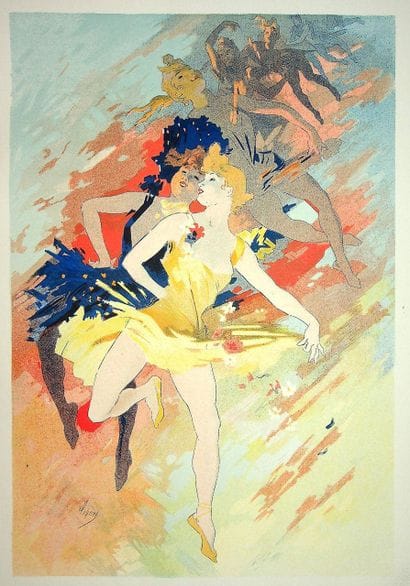 Jules CHERET (1836-1932)
Dancers in the air,...