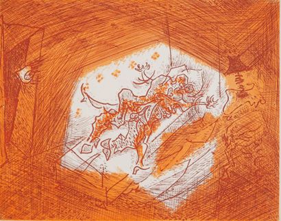 André MASSON (1896-1987)
Sommeil incandescent
Gravure...