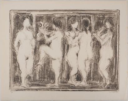 André COTTAVOZ (1922-2012)
Bacchantes, Women...