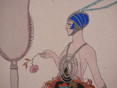 Georges BARBIER (1882-1932)
Laissez-moi seule,...