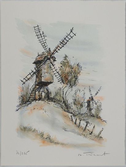Daniel TRICART (1926- 2005)
Bruges: A l'ombre...