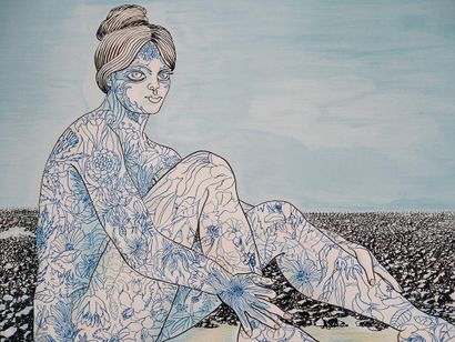 Jean MARAIS (1913-1998)
Fusion avec la nature,...