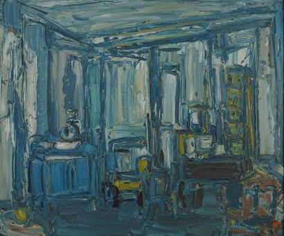 André COTTAVOZ (1922-2012)
Chambre bleue...