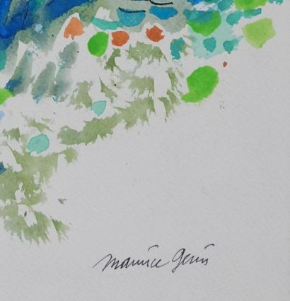 Maurice GENIS (1925-2013)
The house on the...