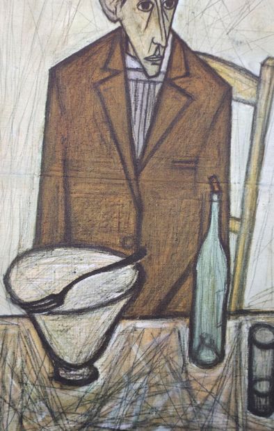 Bernard BUFFET (1928-1999)
The Seated Drinker,...