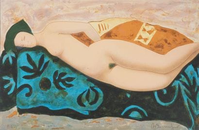 Alain BONNEFOIT (born 1937)
Female nude in...