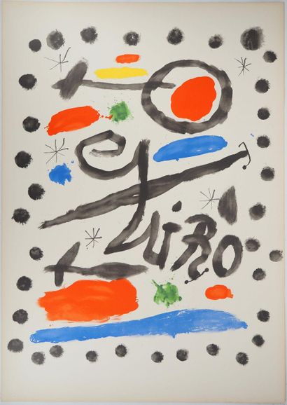 Joan MIRO (1893-1983)
Composition surréaliste,...