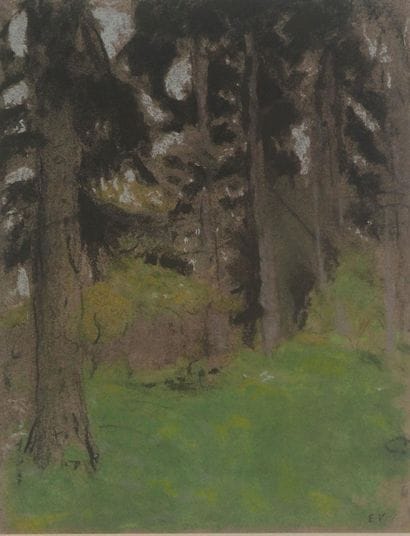 Edouard VUILLARD (1868-1940)
Les sapins,...