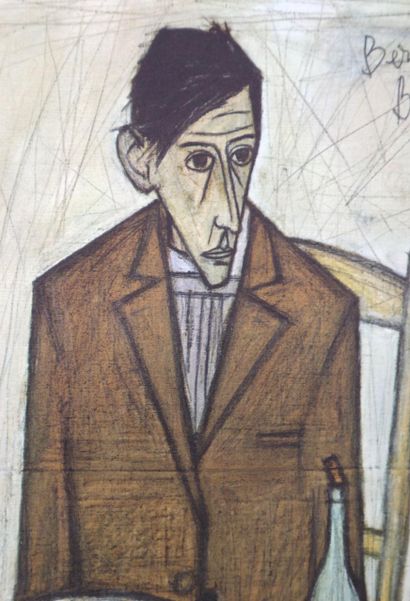 Bernard BUFFET (1928-1999)
The Seated Drinker,...