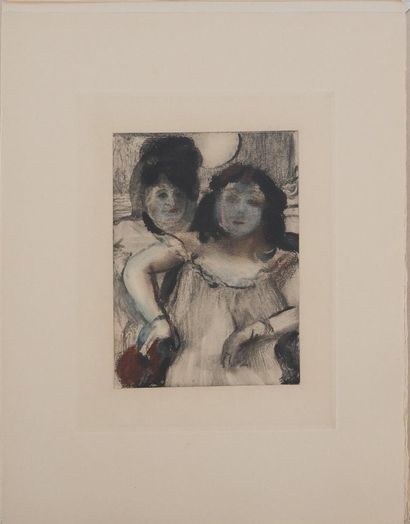 After Edgar DEGAS (1834-1917)
Courtisanes...