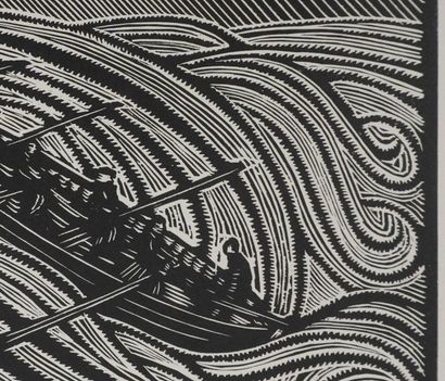 René QUILLIVIC (1879-1969) 
Sailors, 1929
Original...