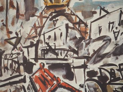 Gen PAUL (1895-1975)
Eiffel Tower, Paris
Lithograph...
