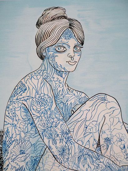 Jean MARAIS (1913-1998)
Fusion avec la nature,...