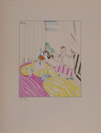 Charles MARTIN (1883-1934)
Woman on the couch
Original...