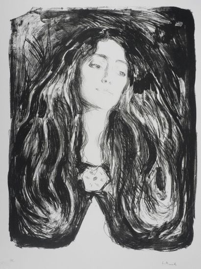 D'après Edvard Munch (1863-1944)
Broche,...