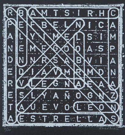 Joan RABASCALL (born 1935)
Mixed words
Original...