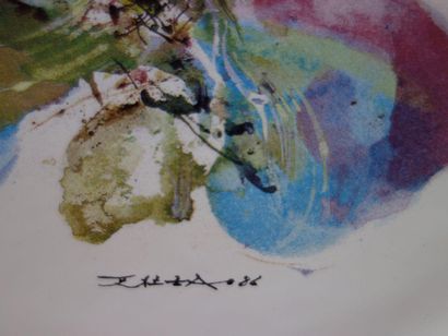ZAO Wou-Ki (1920-2013) 
Orchid, 1986
Original...