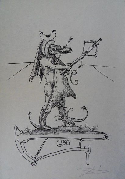Salvador DALI (1904-1989)
Pantagruel, Surrealist...