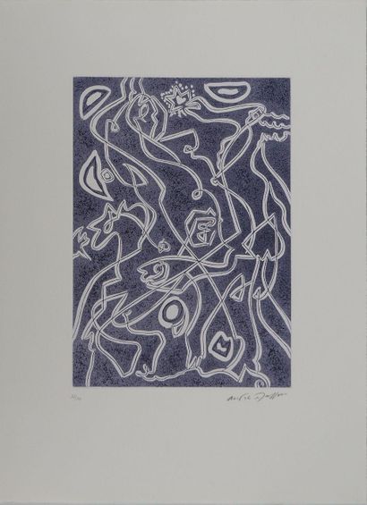 André MASSON (1896-1987)
Figures entrelacées
Gravure...
