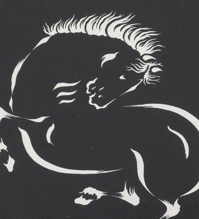 After Mokuchu URUSHIBARA (1888-1953)
Fiery...