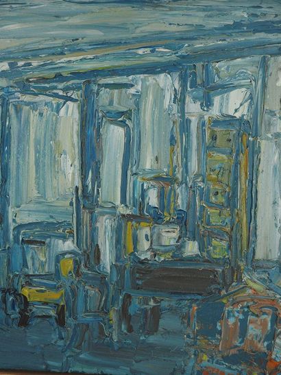 André COTTAVOZ (1922-2012)
Chambre bleue...