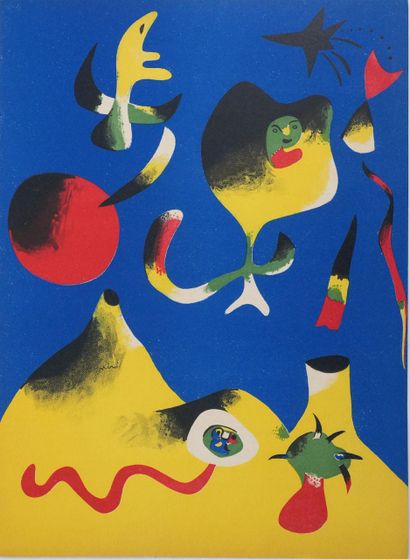 Joan MIRO (1893-1983)
Figurines abstraites...