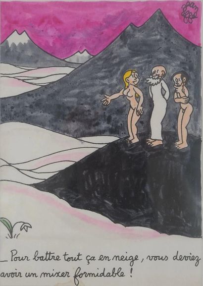 Jean EFFEL (1908-1982)
Adam and Eve discover...