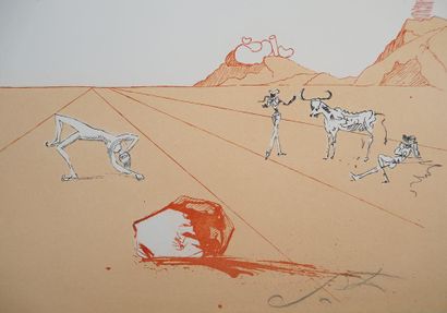 Salvador DALI (1904 - 1989)
Iberian Landscape:...