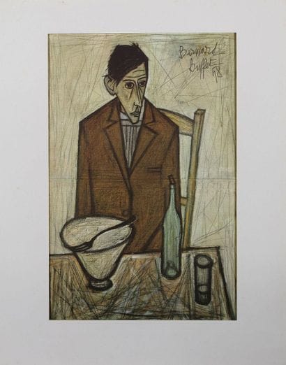Bernard BUFFET (1928-1999)
The Seated Drinker,...