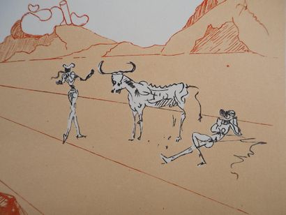 Salvador DALI (1904 - 1989)
Iberian Landscape:...