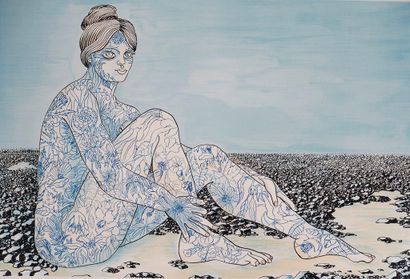 Jean MARAIS (1913-1998)
Fusion avec la nature,...