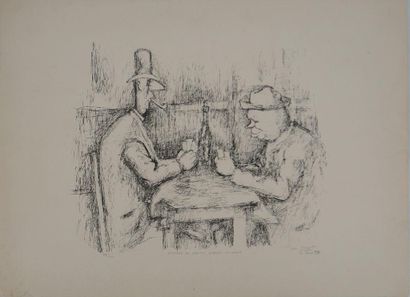 TIM (1919-2002)
Cézanne: The Card Players
Original...