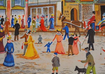 UGELLI (Gianni GUGLIELMETTI known as, 1936-2007)
Passers-by...