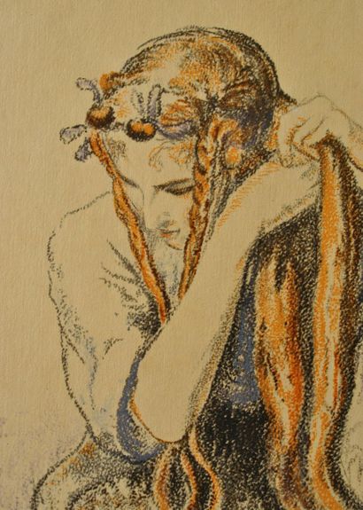 Walter SAUER (1889-1927)
Young Girl with...