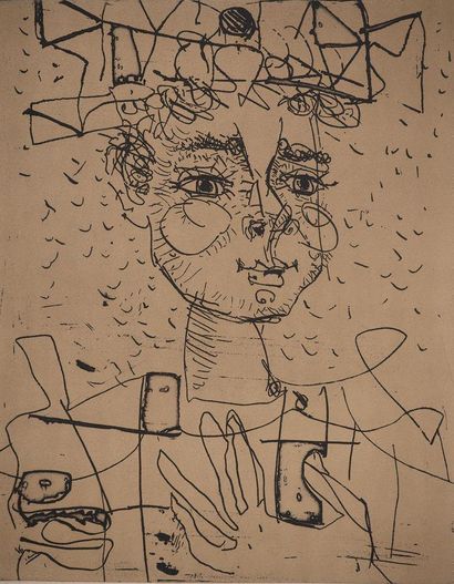 Paul AIZPIRI (1919-2016)
Harlequin 
Original...