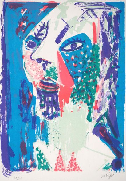 Bernard LORJOU (1908-1986)
Face, 1959
Original...