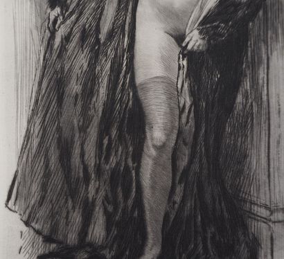 Alméry LOBEL-RICHE (1880-1950)
Nude woman,...