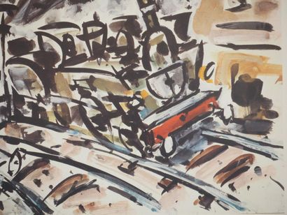 Gen PAUL (1895-1975)
Eiffel Tower, Paris
Lithograph...