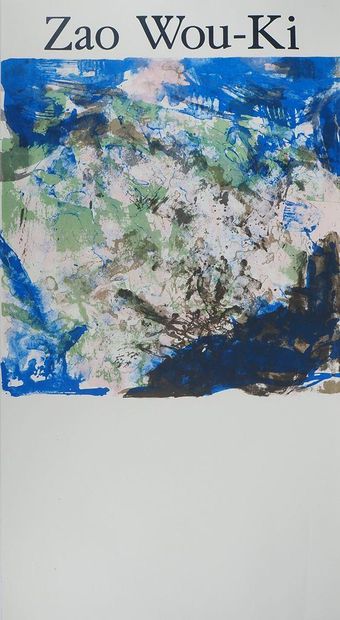 ZAO Wou-Ki (1920-2013)
Composition bleue,...