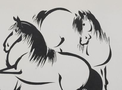 After Mokuchu URUSHIBARA (1888-1953)
Two...
