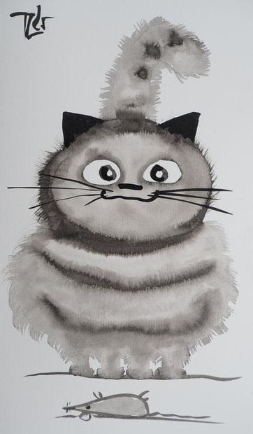 Laszlo TIBAY (born 1962)
Cat's eye view of...