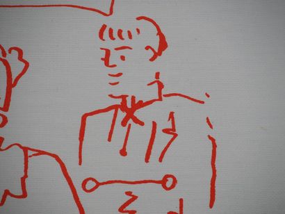 Jean COCTEAU (1889-1963)
Cook preparing duck,...