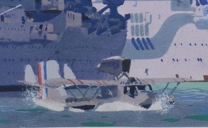 Albert BRENET (1903-2005)
Aircraft carrier...