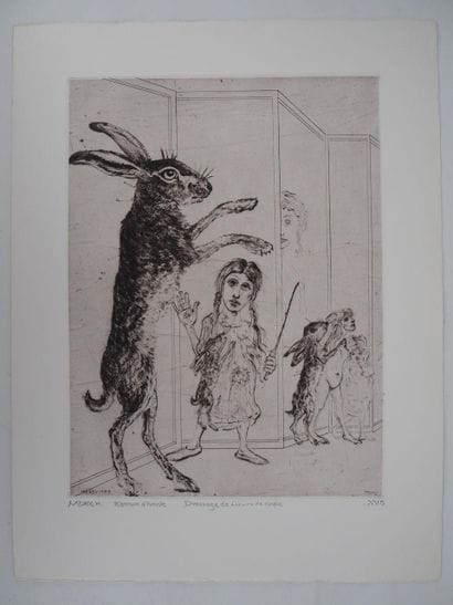 Mordecaï MOREH (né en1937)
Dressage de lièvre...