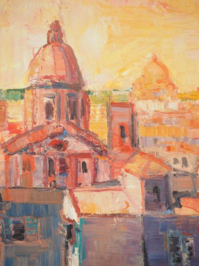 Pierre Yves LELARGE (1935-2016)
View of Rome...