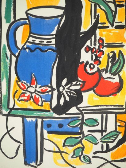 Fernand LEGER (1881-1955)
Nature morteau...
