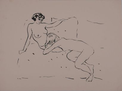 Albert MARQUET (1875-1947)
Tenderness, 1959
Original...