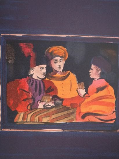 Christian BERARD (1902-1949)
Card game, 1961
Original...