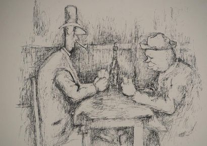 TIM (1919-2002)
Cézanne: The Card Players
Original...